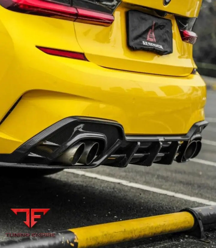 BMW 3 Series G20 carbon rear diffuser