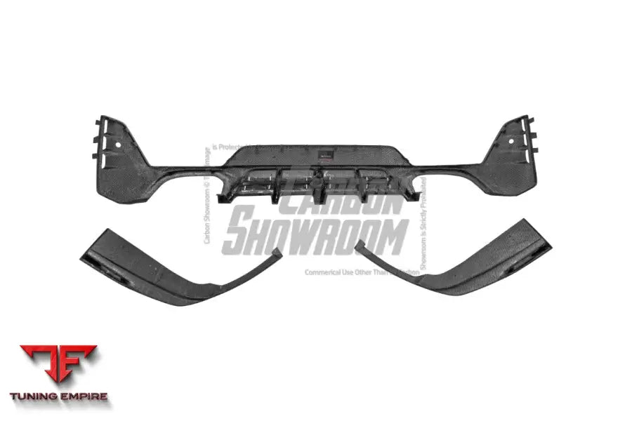 BMW 3 SERIES 330I M340I LCI G20 G21 2023-ON AE V2 REAR DIFFUSER & CANARDS - Rear Diffuser