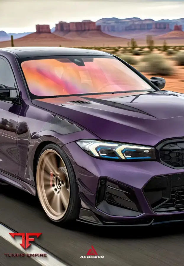 BMW 3 SERIES 330I M340I LCI G20 G21 2023-ON PLASTIC FRONT SPLITTER - Front Lip