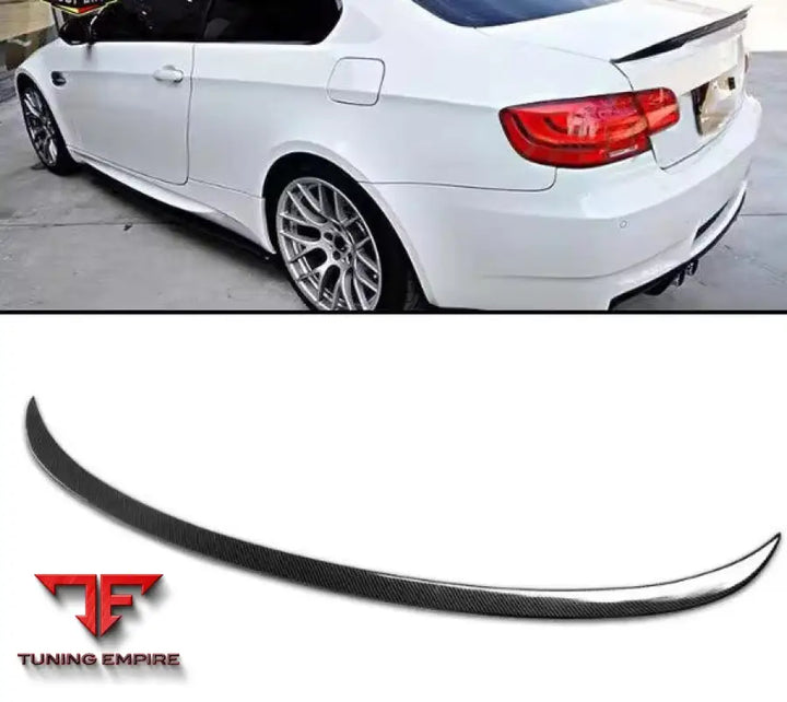 BMW 3 SERIES E90 M3 CARBON FIBER REAR TRUNK SPOILER WING 2005-2011Y
