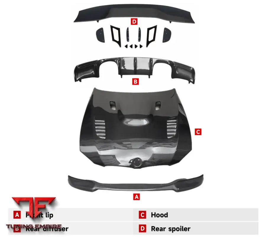 BMW 3 SERIES E92 M3 VOTEX CARBON BODY KIT 2005-2012y