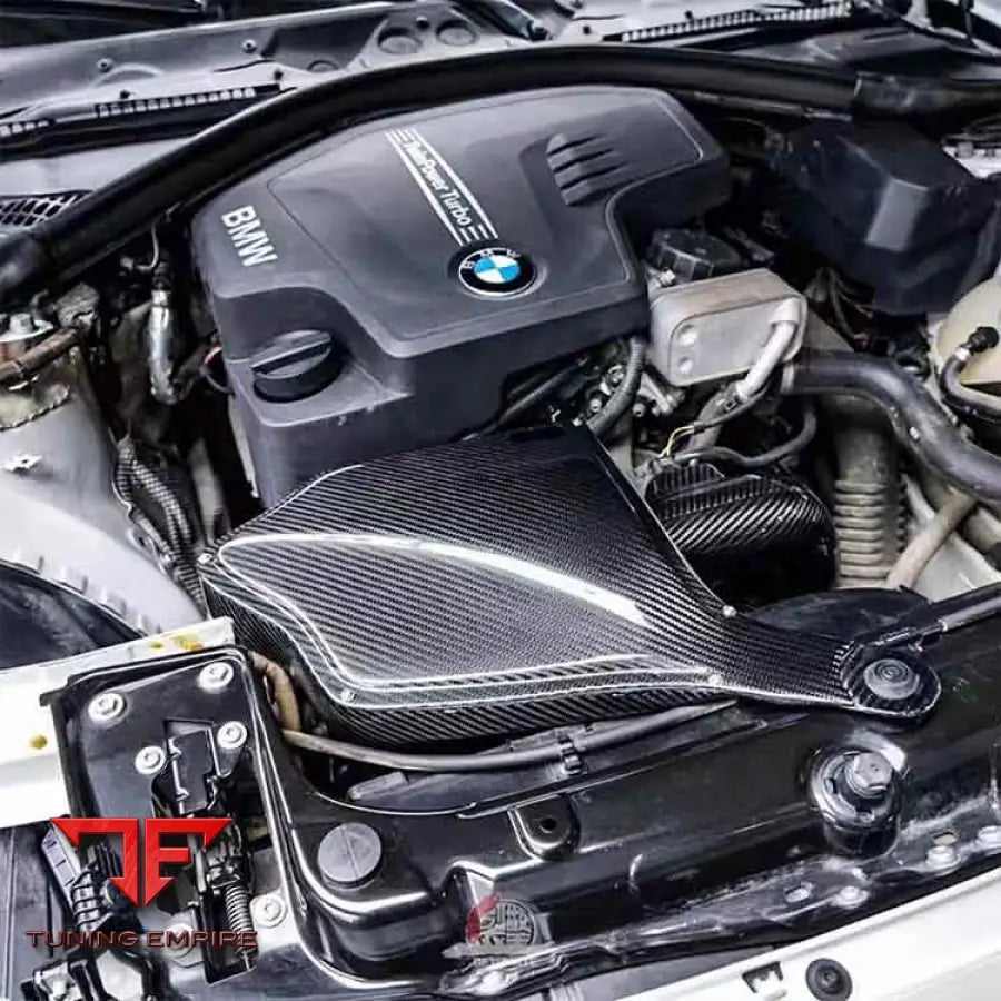 BMW 3 SERIES F30 335i 340i 328i N20 CARBON FIBER COLD AIR INTAKE FILTER PIPE BOX