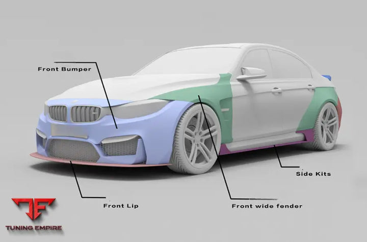 BMW F30 CARBON FIBER BODY KIT PARTS