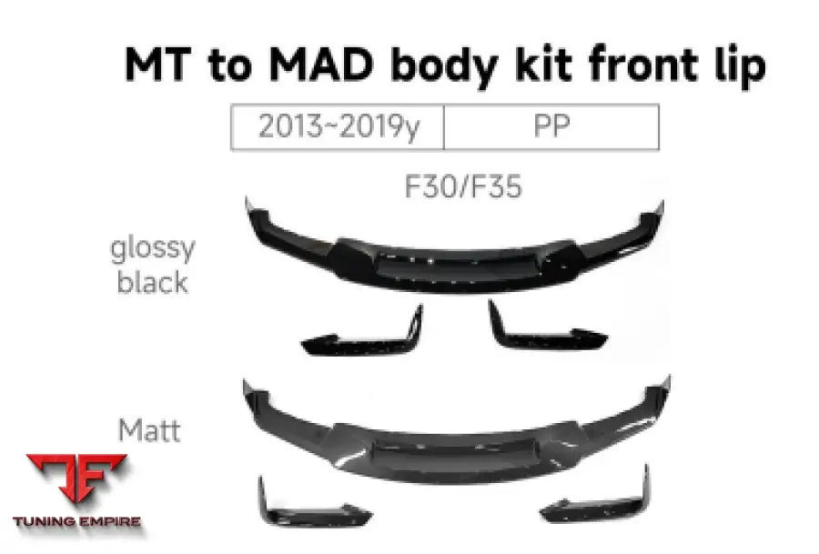 BMW 3 SERIES F30/F35 MT BODY KIT 2013-2019y