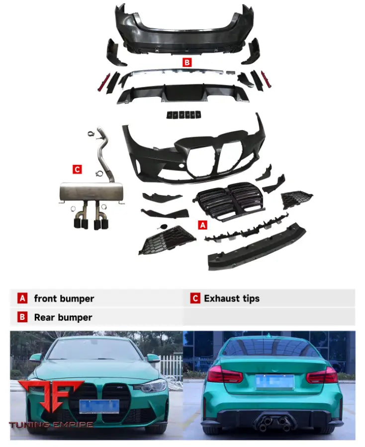 BMW 3 SERIES F30/F35 TO NEW G20 M3 BODY KIT 2013-2019y