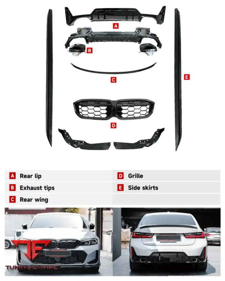 BMW 3 SERIES G20/G28 2022-LCI 340 MP AERO KIT 2022y+
