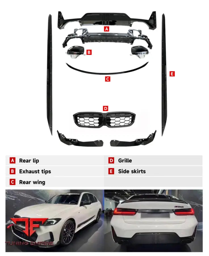BMW 3 SERIES G20/G28 2022-LCI MP AERO KIT 2022y+