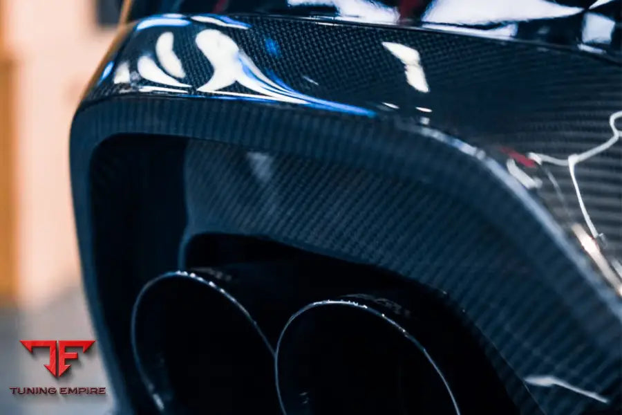 Bmw 3 Series G20&G28 Bkss Style Carbon Fiber Rear Diffuser (With 4 Exhaust Tips) Bsd