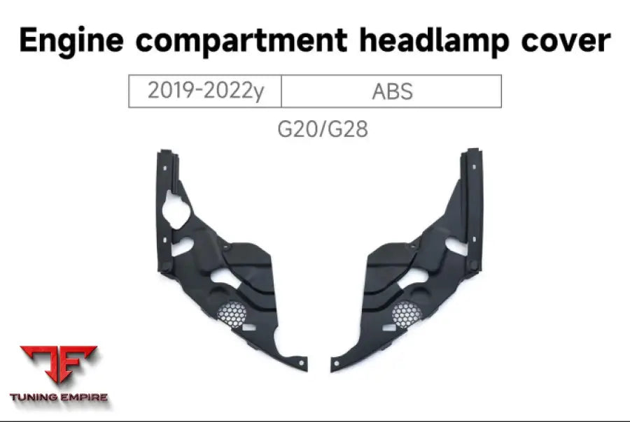 BMW 3 SERIES G20/G28 ENGINE COMPARTMENT HEADLAMP COVER 2019-2022y