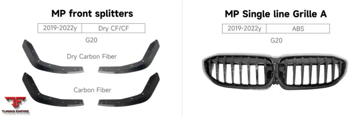 BMW 3 SERIES G20 MP PARTS 2019-2022y