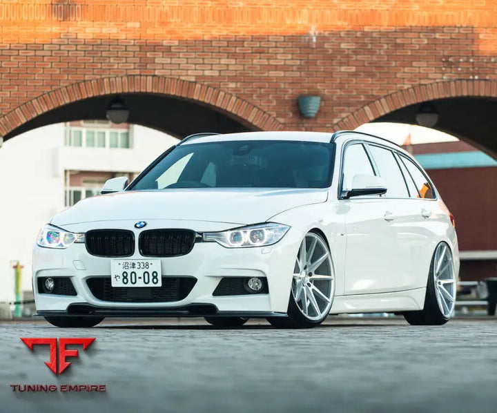 BMW 320d WAGON VOSSEN VFS1 BRUSHED SILVER WHEELS