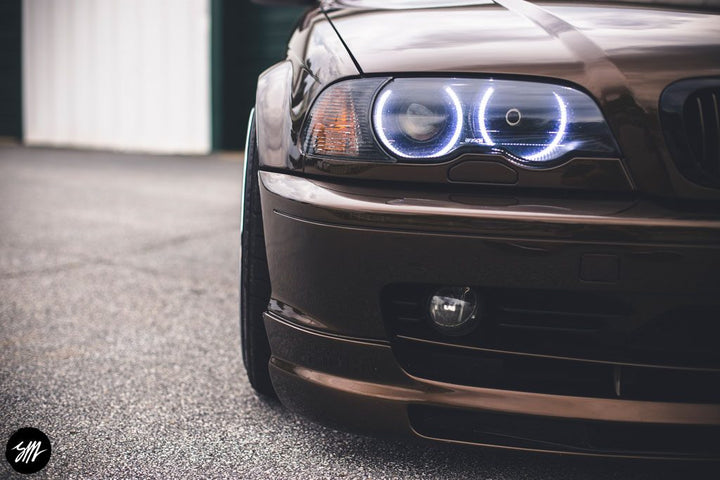 BMW 325CI on custom forged wheels