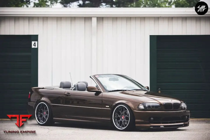 BMW 325CI on custom forged wheels