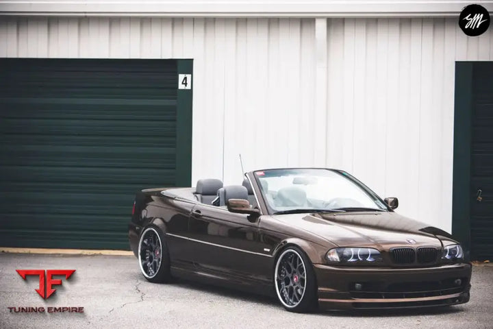 BMW 325CI on custom forged wheels