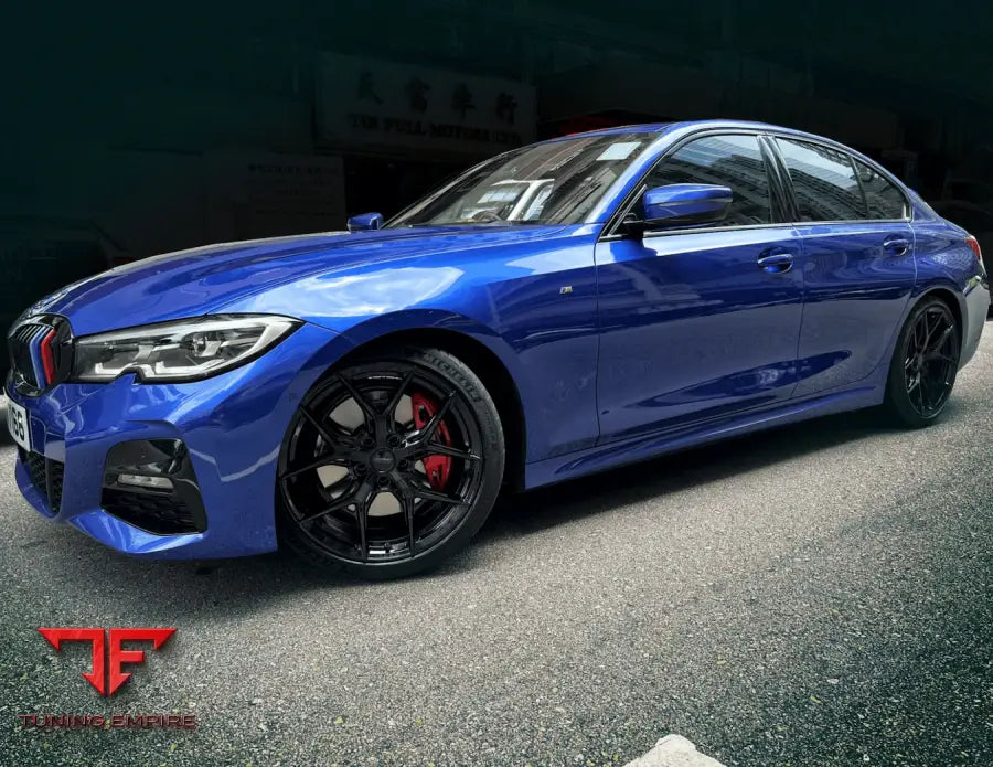 BMW 330i G20 VOSSEN HF-5 GLOSS BLACK WHEELS