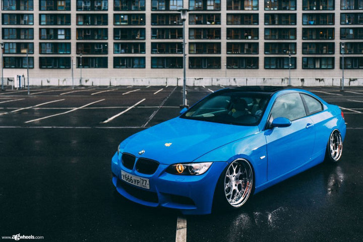 BMW 335I on custom forged wheels
