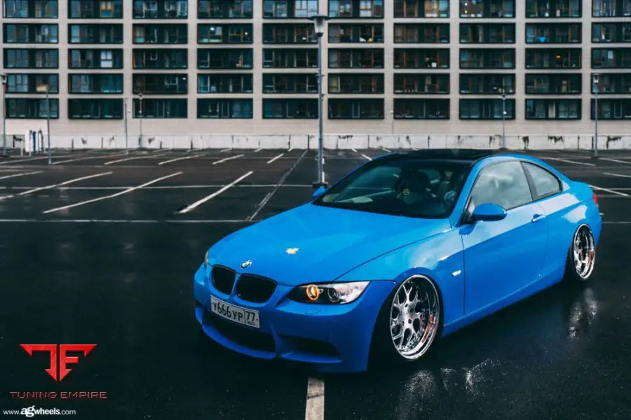 BMW 335I on custom forged wheels