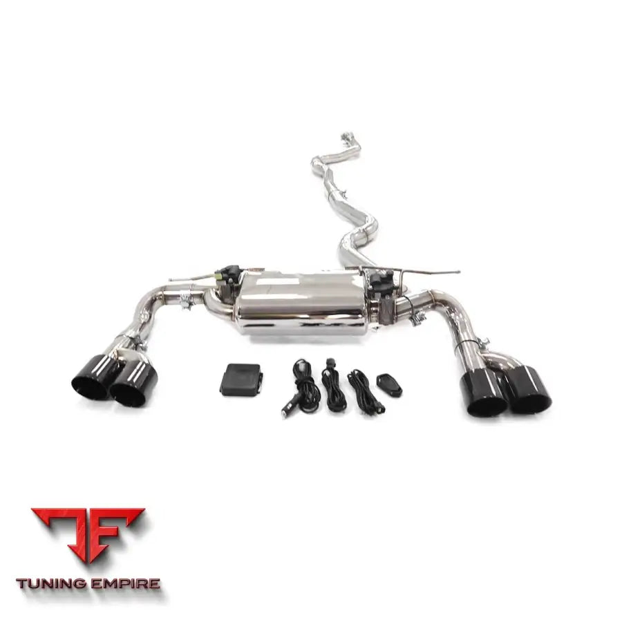 BMW 4 SERIES 430I F36 STAINLESS STEEL CATBACK RAZOR EXHAUST WITH MUFFLER VALVE