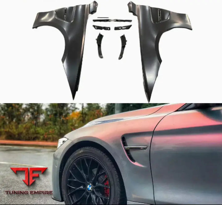 BMW 4 SERIES F32/F36 M4 CARBON FIBER FENDERS