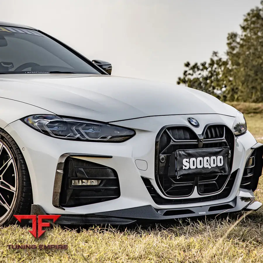 BMW 4 SERIES G22 FRONT LIP IN PREPREG CARBON FIBRE - Carbon Fibre Parts