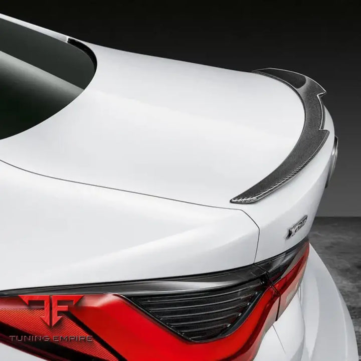 BMW 4-SERIES G22/G82 M4 COUPE CARBON FIBER REAR TRUNK SPOILER 2021-2025Y