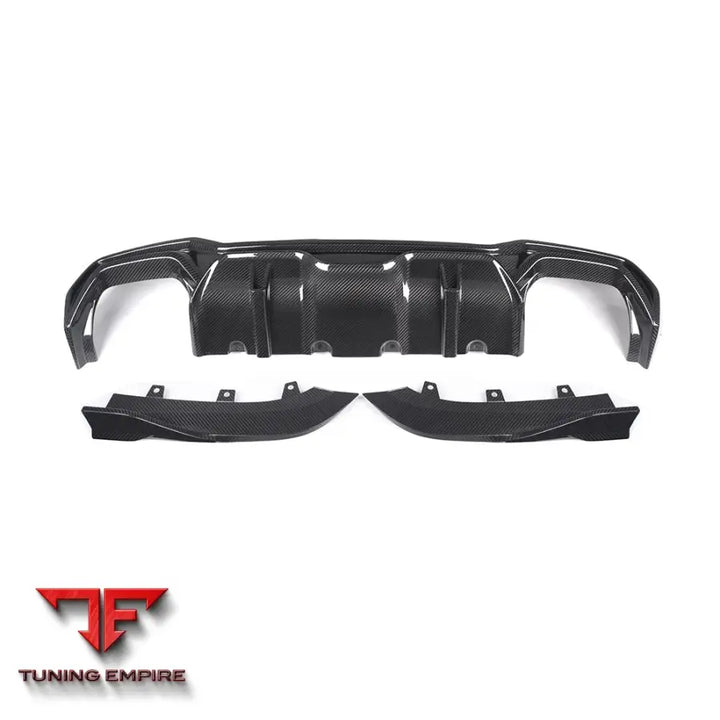 BMW 4 SERIES G22 REAR DIFFUSER IN PREPREG CARBON FIBRE - Carbon Fibre Parts