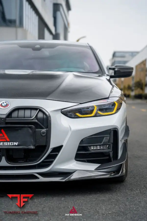 BMW 4 SERIES M440 430 G22 G23 2020-ON & G26 2022-ON AE TRANSPARENT GLASS HOOD BONNET - Hood