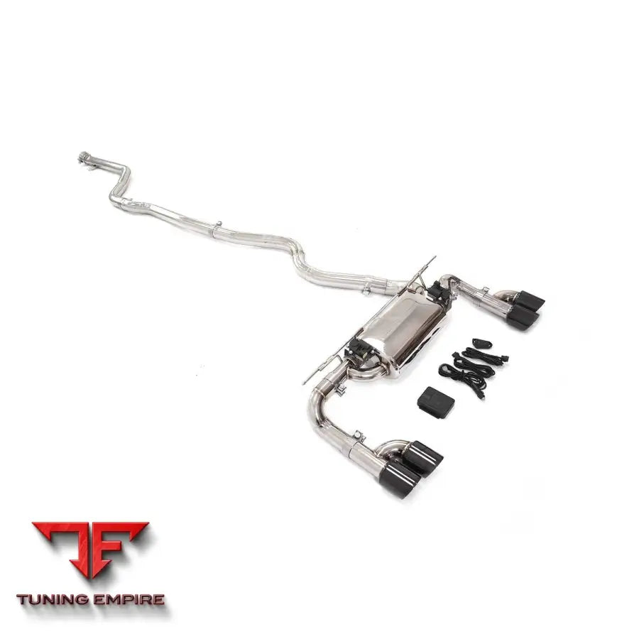 BMW 430I F36 STAINLESS STEEL CATBACK RAZOR EXHAUST WITH MUFFLER VALVE