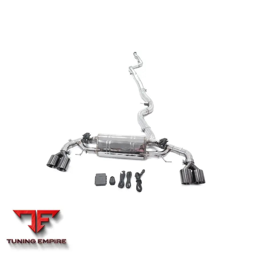 BMW 5 SERIES 320i 330i G20 STAINLESS STEEL CATBACK RAZOR EXHAUST WITH MUFFLER VALVE