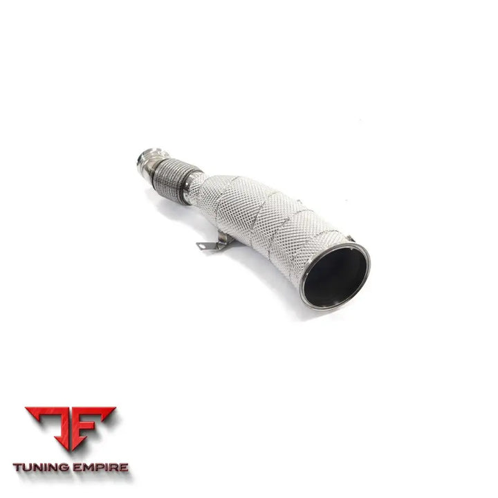 BMW 5 SERIES 540i G30 B58 STAINLESS STEEL RAZOR EXHAUST DOWNPIPE WITH HEAT SHIELD