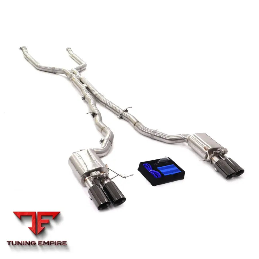 BMW 5 SERIES 550i F10 N63 STAINLESS STEEL CATBACK RAZOR EXHAUST WITH MUFFLER VALVE