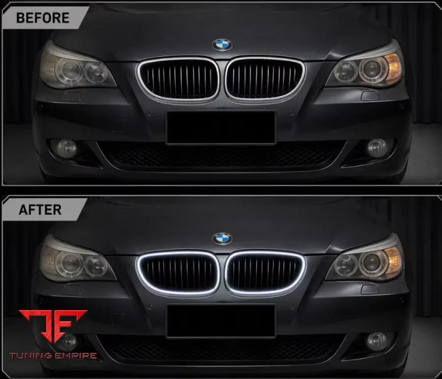 BMW 5 SERIES E60 GLOSS BLACK FRONT GRILLE 2004-2009Y
