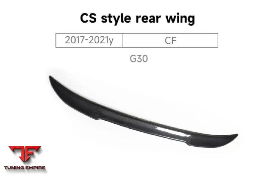 BMW 5 SERIES G30 CS STYLE REAR WING 2017-2021y