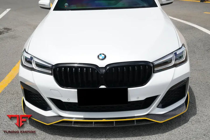 Bmw 5 Series G30 G38 M-Tech Ad Style Dry Carbon Fiber Front Lip Bsd