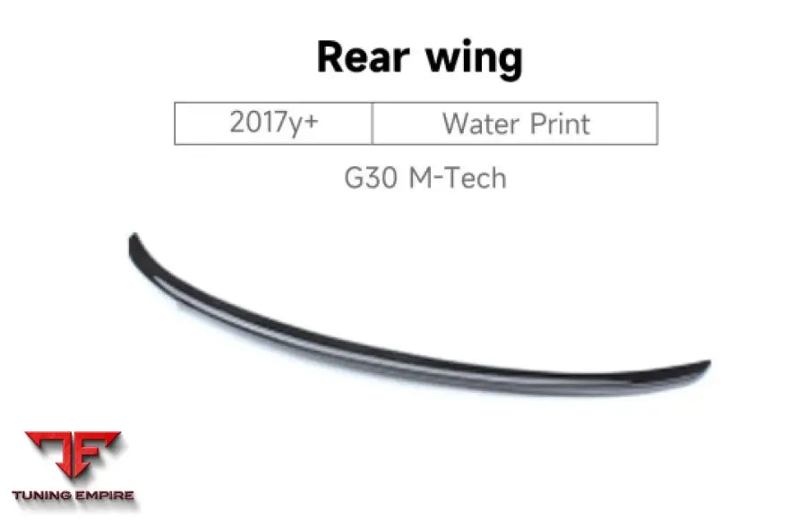 BMW 5 SERIES G30 M-TECH REAR WING 2017y