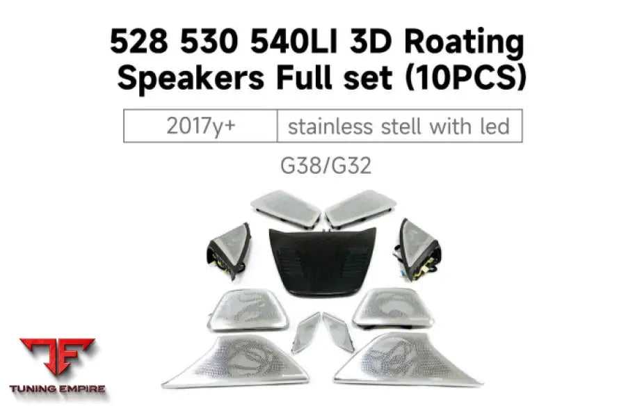BMW 5 SERIES G38/G32 528 530 540LI 3D SURROUND SPEAKERS SET (10PCS) 2017y+