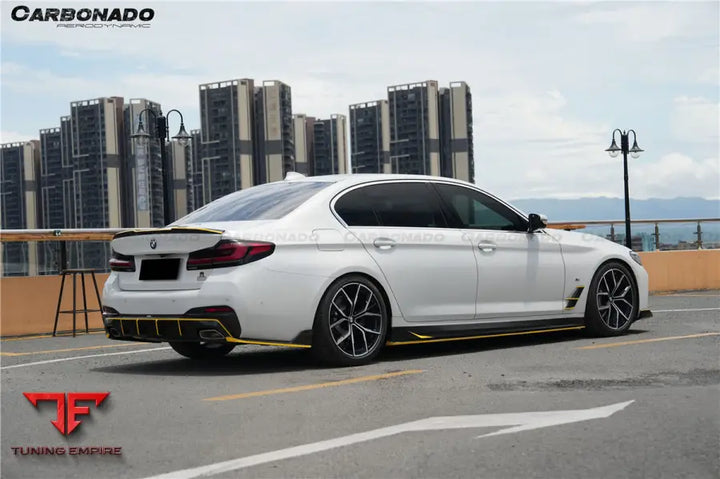 Bmw 5 Series G38 M-Tech Ad Style Dry Carbon Fiber Side Skirts Bsd