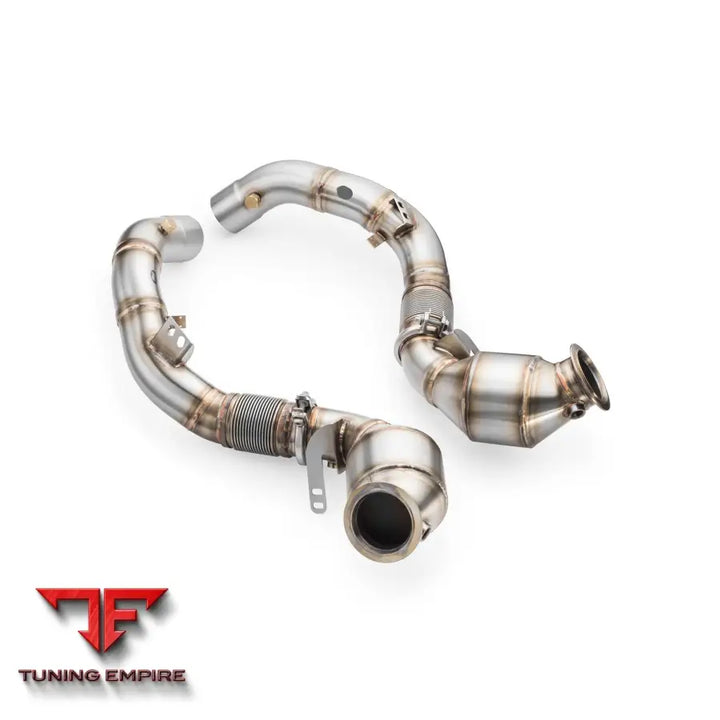 BMW M5 F90 + CATALYST HJS 300 cpsi EURO 6 DOWNPIPE