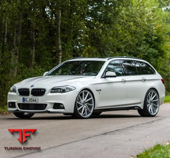 BMW 528i WAGON VOSSEN CVT GLOSS SILVER WHEELS