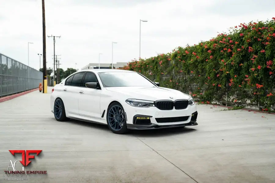 BMW 530e on custom forged wheels
