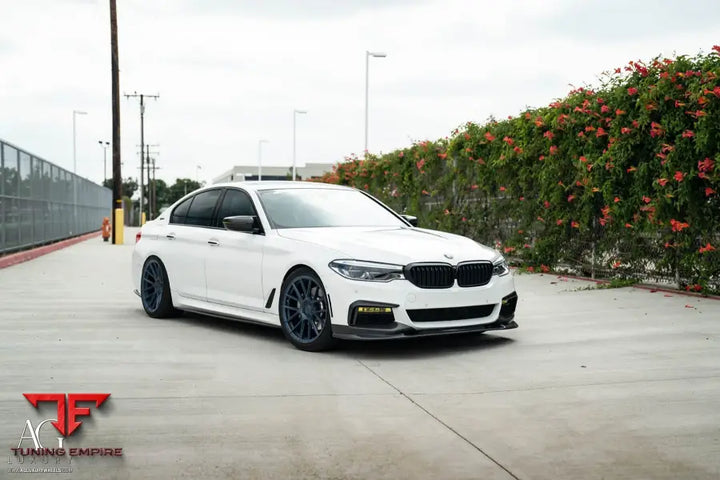 BMW 530e on custom forged wheels