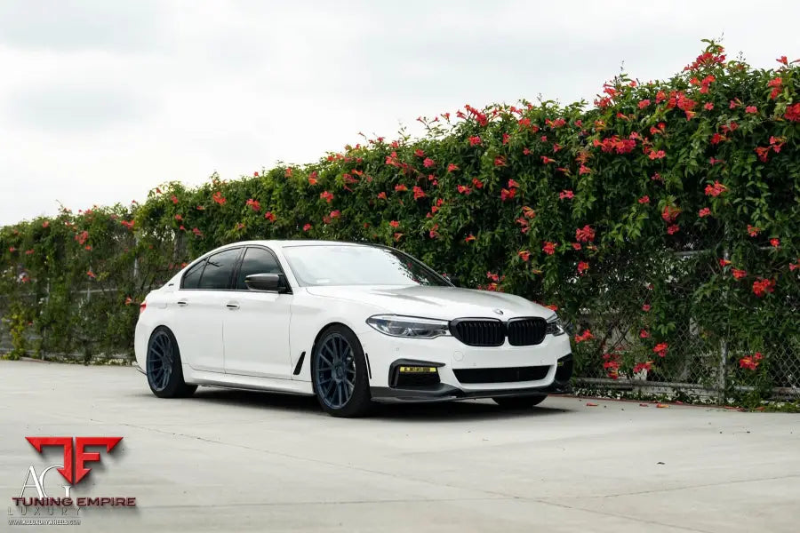 BMW 530e on custom forged wheels
