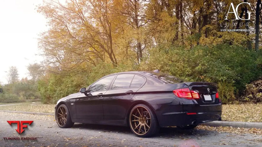 BMW 535i on custom forged wheels