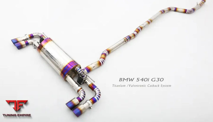 Bmw 540I G30 Titanium Valvetronic Exhaust System