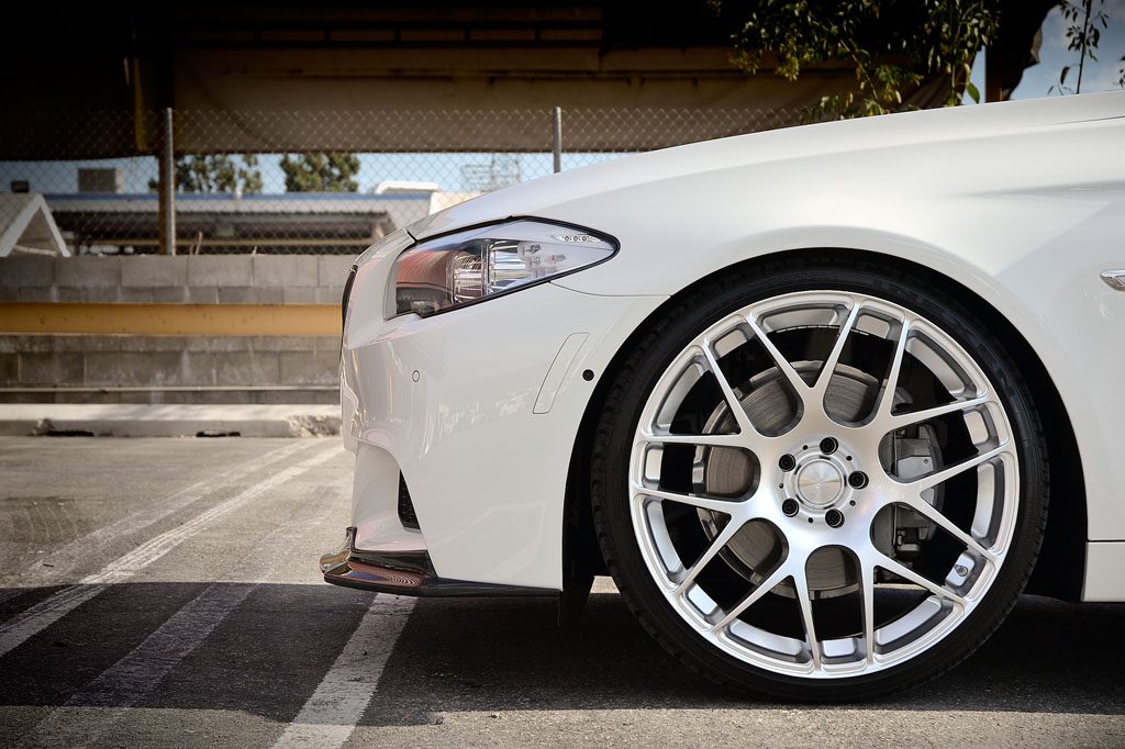 BMW 550I on custom forged wheels