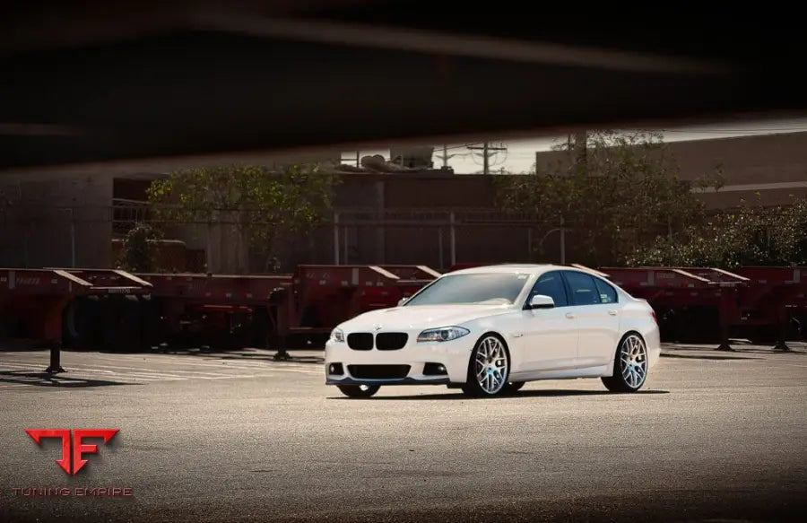 BMW 550I on custom forged wheels