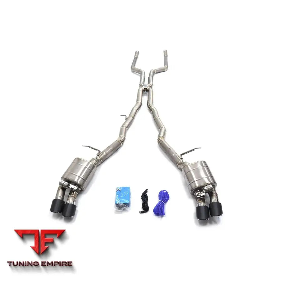 BMW 6 SERIES 650i F13 N63 TITANIUM CATBACK RAZOR EXHAUST WITH MUFFLER VALVE