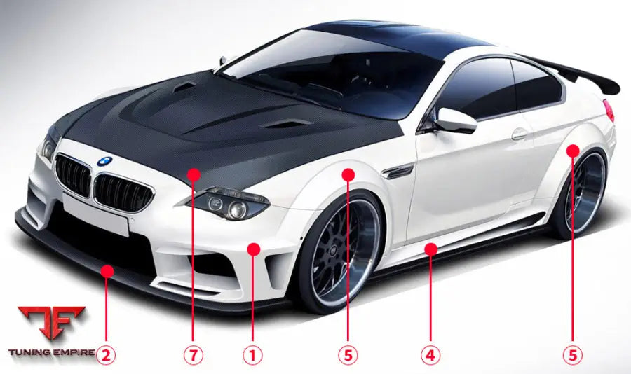 BMW 6 Series E64 Widebody kit 2004-2009