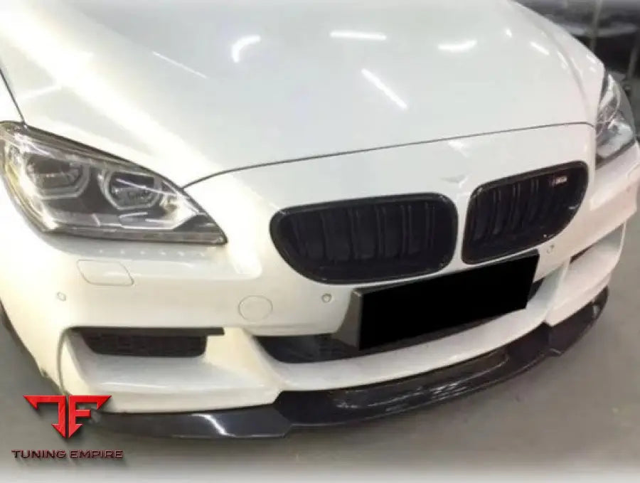 BMW 6-SERIES F06/F12/F13 640i 650i M SPORT CARBON FIBER FRONT BUMPER LIP 2013–2018Y