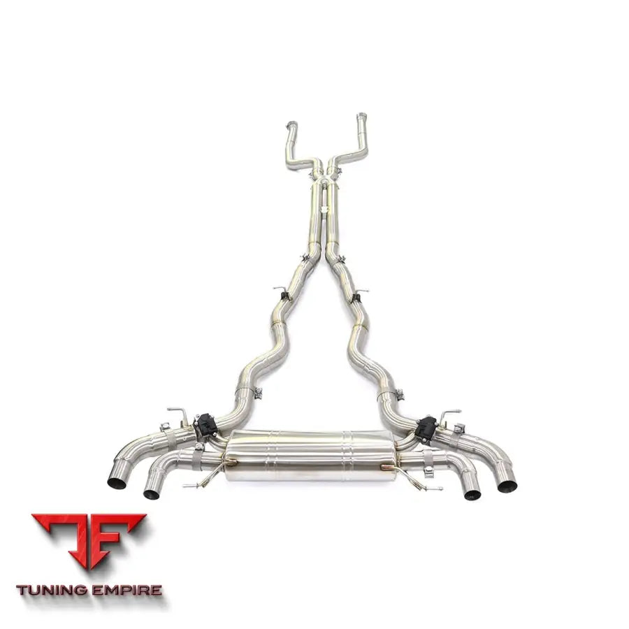 BMW 7 SERIES 750i G11 STAINLESS STEEL CATBACK RAZOR EXHAUST WITH MUFFLER VALVE